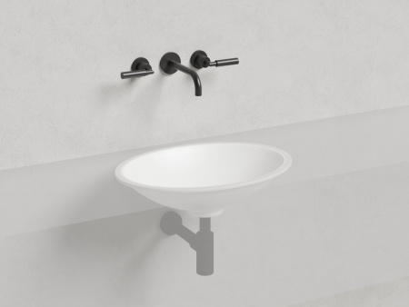 Раковина из искусственного камня S-Sense Salini Marea 1802111GF 60х40 встраиваемая цвет белый